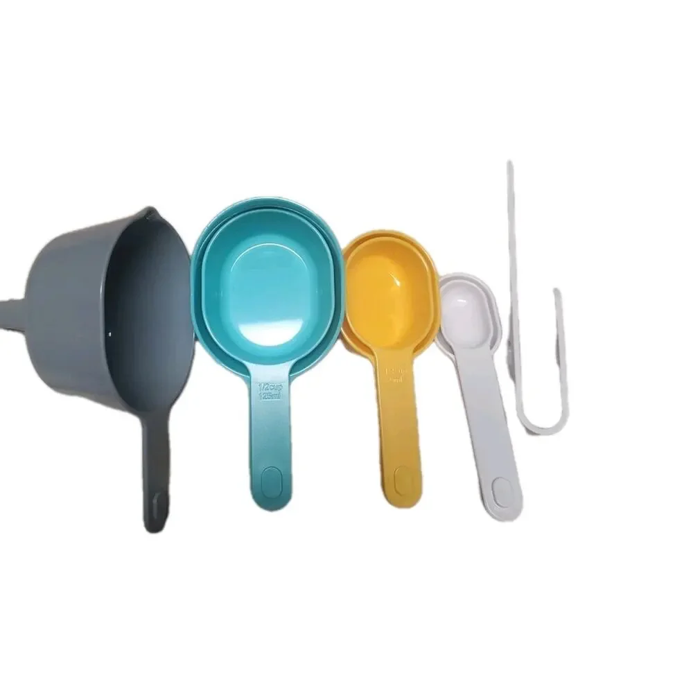 Measuring Cup Spoon Set Multicolor Stackable Baking Kitchen Gift